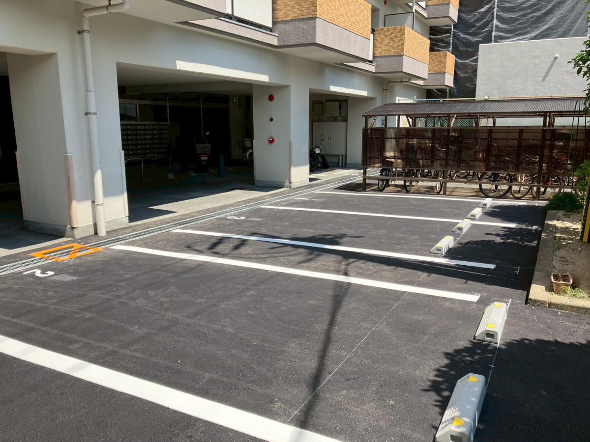 マンション駐車場改修工事